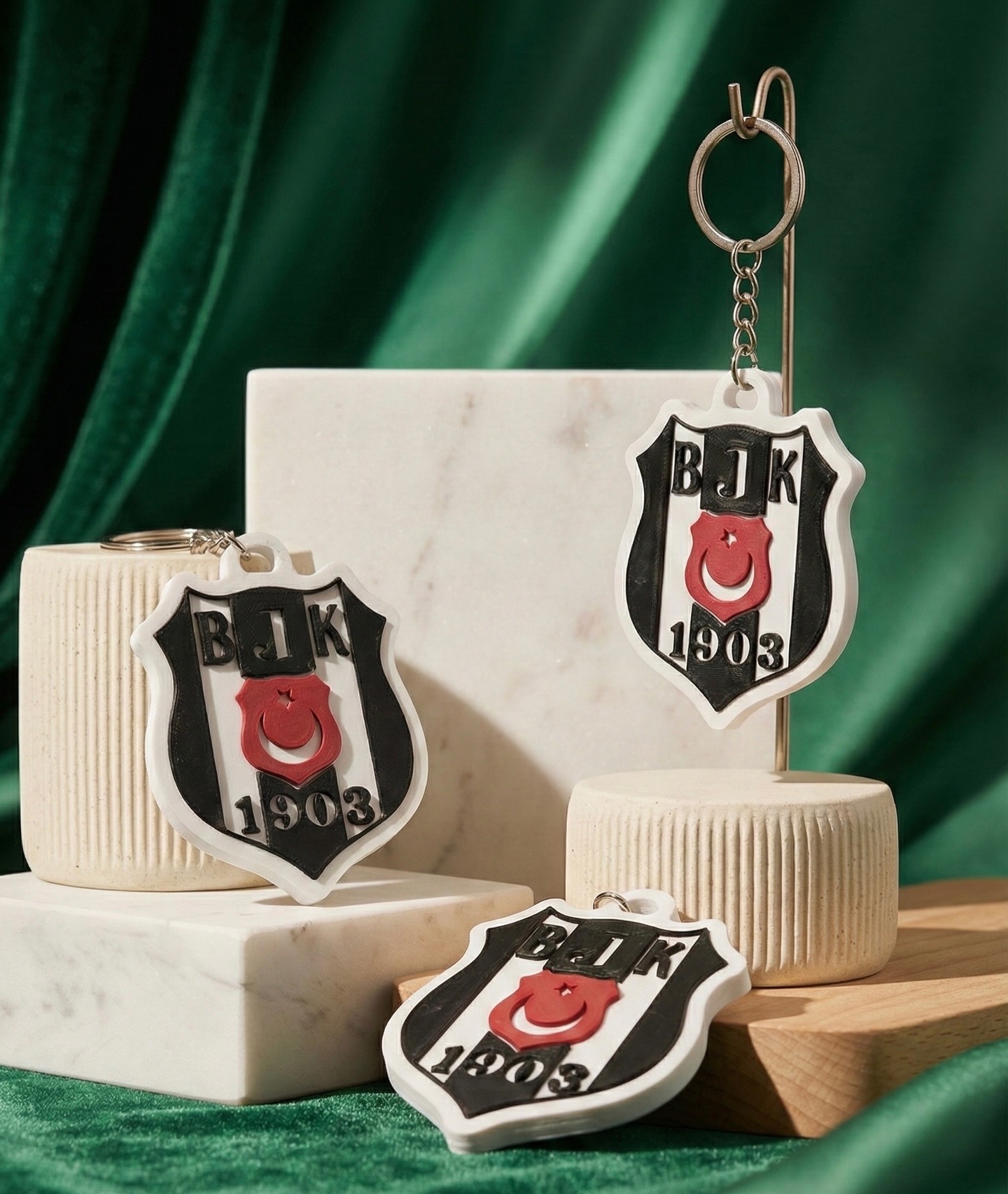 beşiktaş3 Beşiktaş Logolu NFC Anahtarlık - Görsel 1
